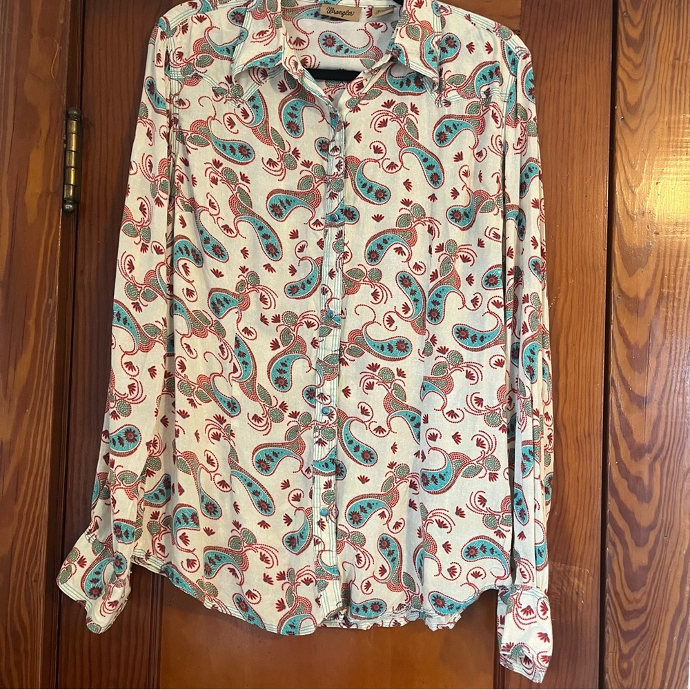 Wrangler Paisley Rodeo shirt